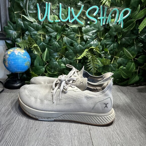Flux Adapt Run Beige Gum Men 13 Running Athletic Walking Knit Shoes main image 5